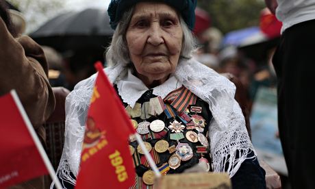 Crimea veteran at Victory Day