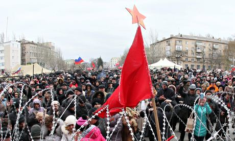 Pro-Russian supporters, Donetsk